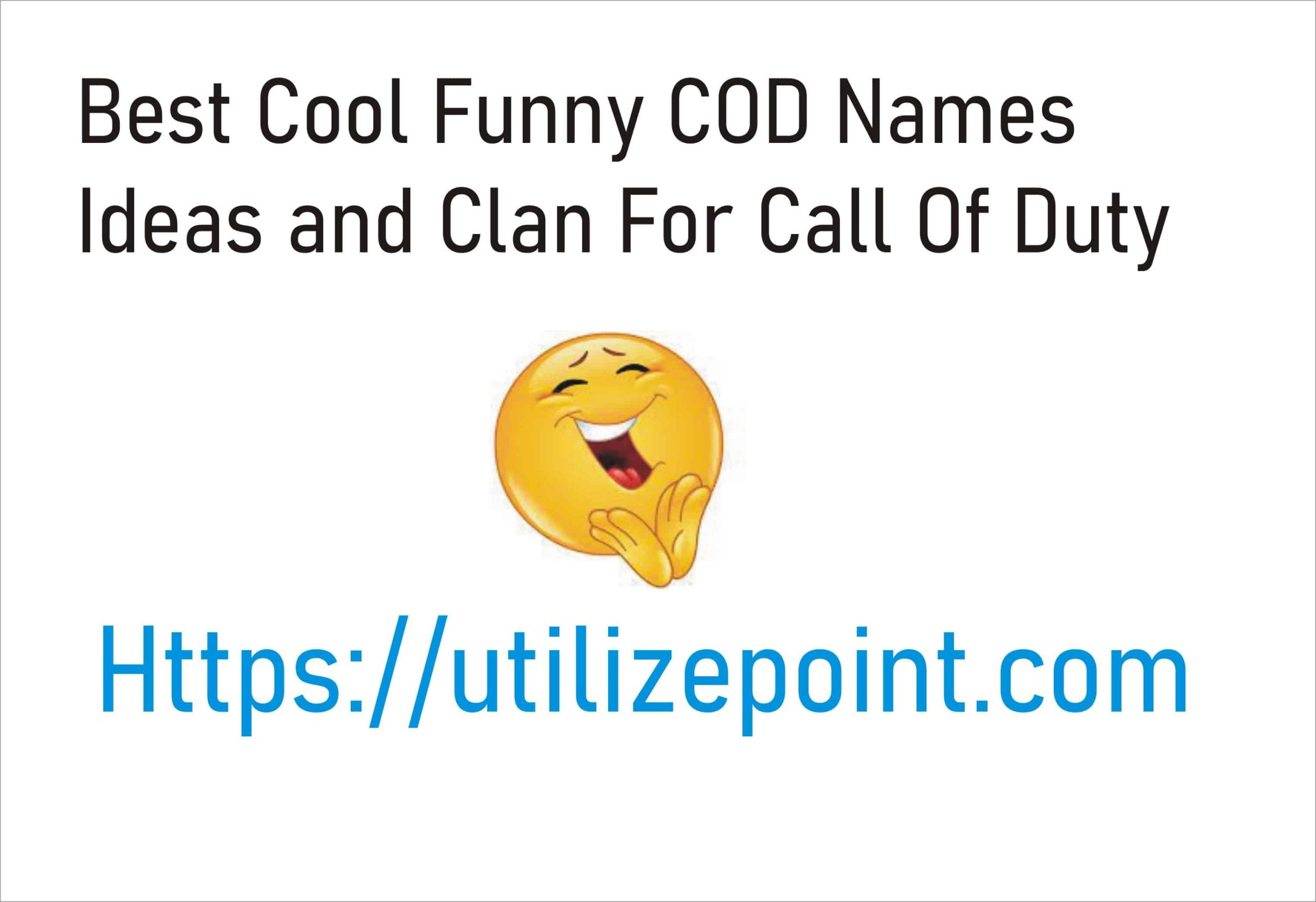Best Cool Funny COD Names Ideas and Clan For Call Of Duty