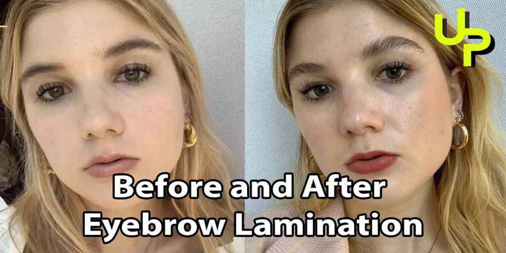 Before and After Eyebrow Lamination