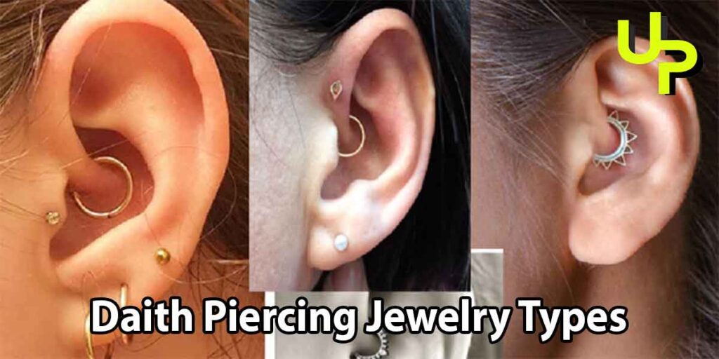 Daith Piercing Jewelry Types